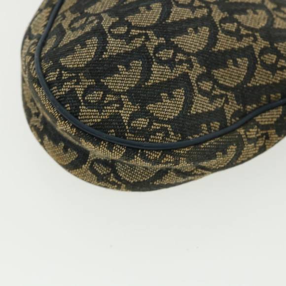 Christian Dior Trotter Canvas Saddle Pouch Pouch Blue Auth 35645 - Picture 15 of 16